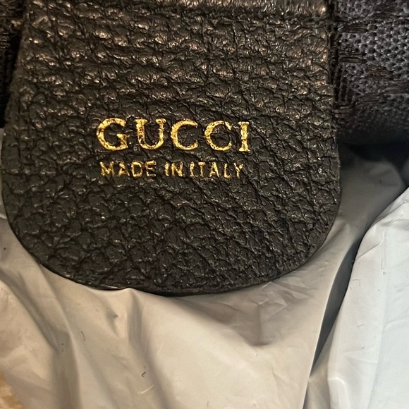 🔥🔥 GUCCI suede and leather bamboo backpack - Picture 8 of 9